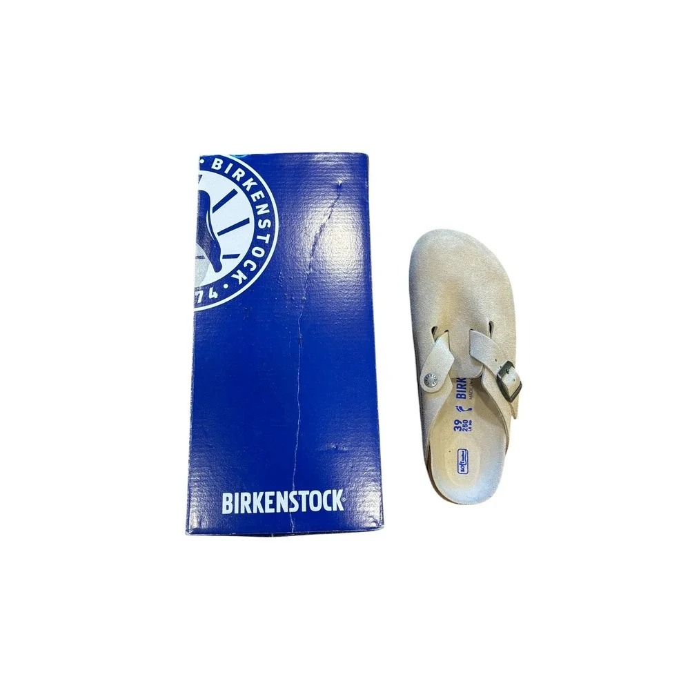 BIRKENSTOCK Boston in Oyster Tonal Narrow Fit Size 8-8.5 39 RIGHT SHOE ONLY